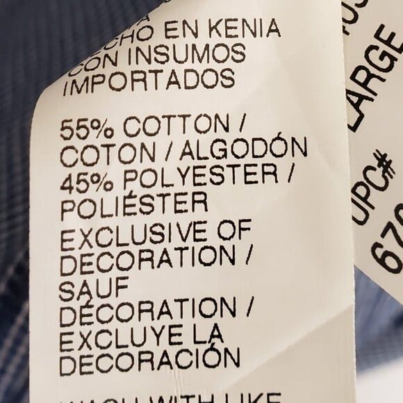 IZOD Men's 2XL Button Down Shirt - Picture 4 of 9